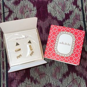 Stella & Dot Gold Aurora Stud pack